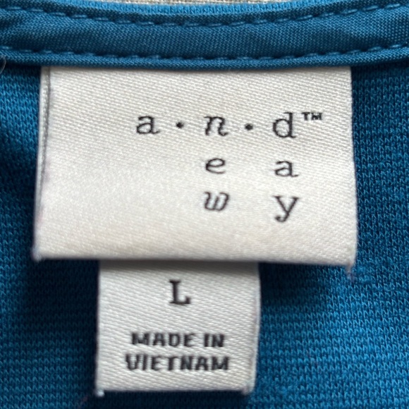 a new day Teal Sleeveless Dress - Picture 2 of 3